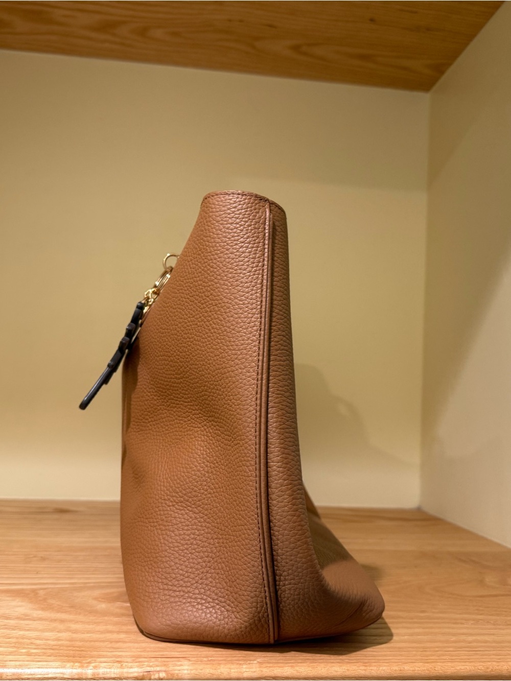 Tory Burch Brown Leather Tote Bag - Picture 5 of 7